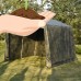 Outdoor 10x10x8FT Carport Canopy Tent Car Storage Shelter Garage w/ Sidewall   